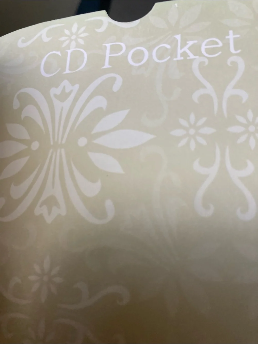 Ivory Wedding Photo Album Ashley Oval 2007 w/Embroidered Decorative Accents